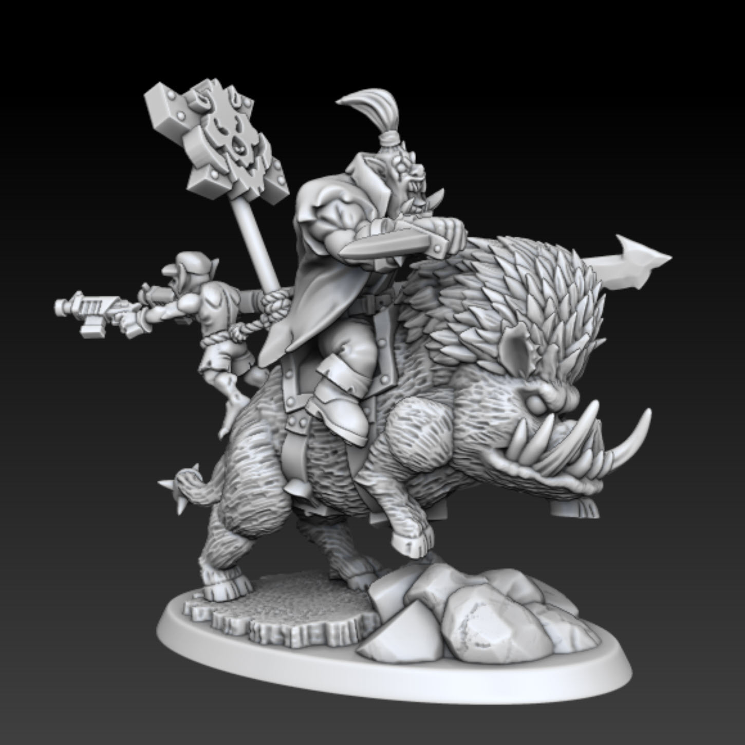 AAAArg Ourk Boar Riders Squad (presupported)